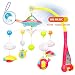 WishaLife Musical Baby Crib Mobile Toy with Lights and Music, Star Projector Function and 4 Dangling Aircraft Toys, Remote Control Musical Box with 108 Melodies, Baby Toys for 0-24 Months Newborn