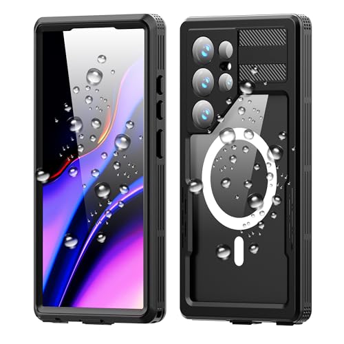 Coque MagSafe pour Galaxy S24 Ultra étanche IP68 antichoc pour photo sous-marine