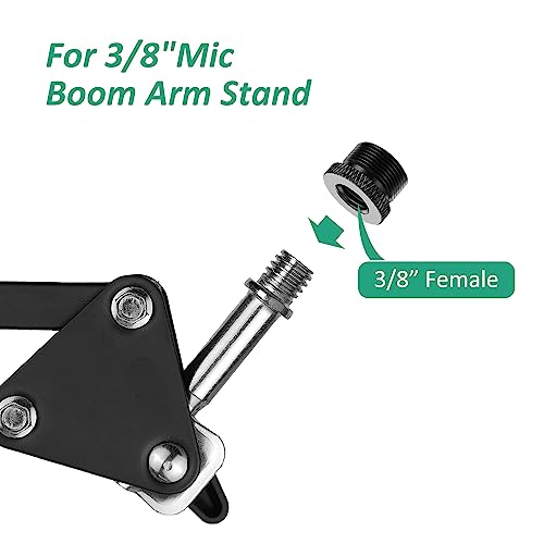 Mic Stand Adapter 5/8 Female To 3/8 Male And 3/8 Female To 5/8 Male Screw Thread Adapter For Tripod Stand Mic Mount Ect 8 Pack By Rigych #TOP2