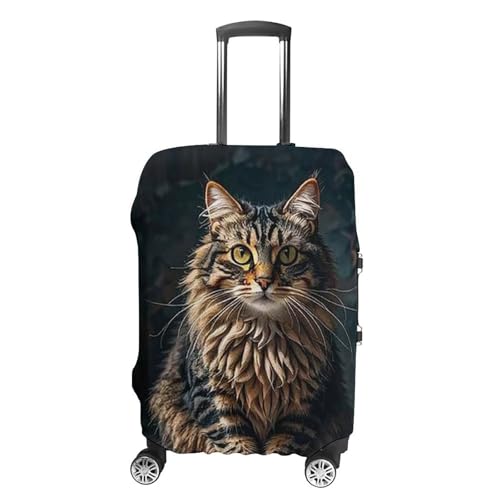 Housse de protection valise anti-poussière extensible chat mignon 48-81cm