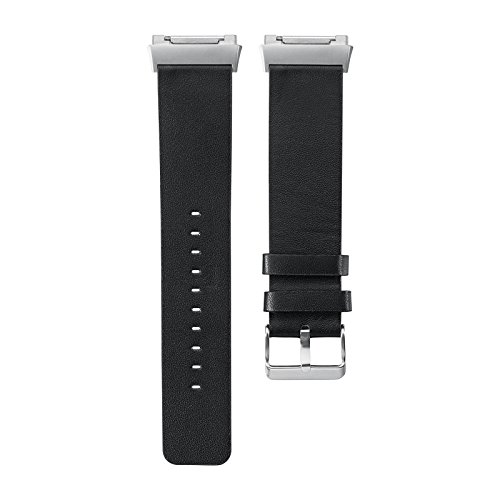 Pinhen Fitbit Ionic Correa de repuesto para reloj inteligente Fitbit Ionic de cuero genuino pulsera accesorio de repuesto para Fitbit Ionic Fitness Smart Watch