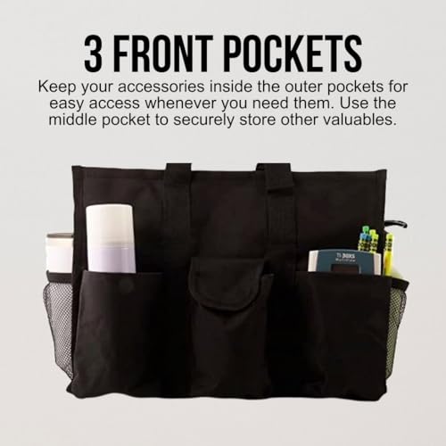 Utility Tote Bag with Zipper Top - Large Multipurpose Tote Organizer Bag4