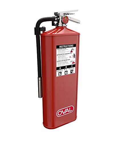 Oval Brand 10 lb ABC Fire Extinguisher Model 10HABC with 4A:80B:C Rating