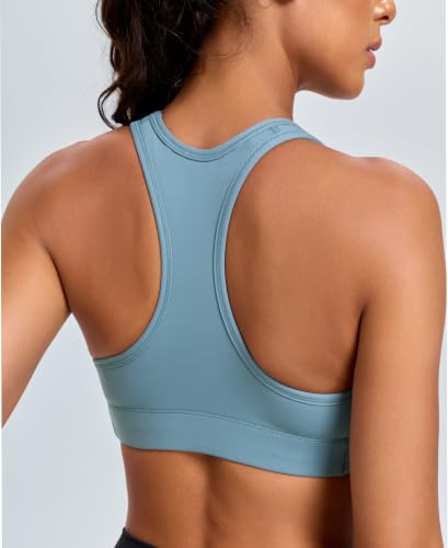Image of Oalka Women's Racerback Sports Support Workout Running Bras