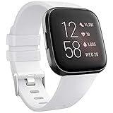 【SELECCIÓN MULTICOLOR Y DOS TAMAÑOS】:Puede elegir los colores según su favorito, personalizar su estilo Versa y ponerlo a la moda. Fitbit Versa Correa Small se adapta a la muñeca de 14 y 18 cm, Fitbit Versa Correa Large se adapta a la muñeca de 18 y 22 cm.