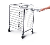 ’NEW STAR 36510 Aluminium 10-tier gewerblichen Küche Bun Pfanne Tabelle Pfanne Rack, 26 von 20 von 96,5 cm