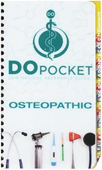 Spiral-bound DOpocket Medical Reference Osteopathic Edition - 2018 Book