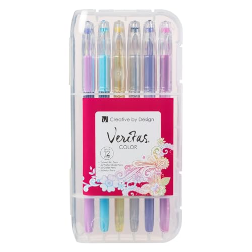 Set de 12 bolígrafos gel multicolor Christian Art Gifts