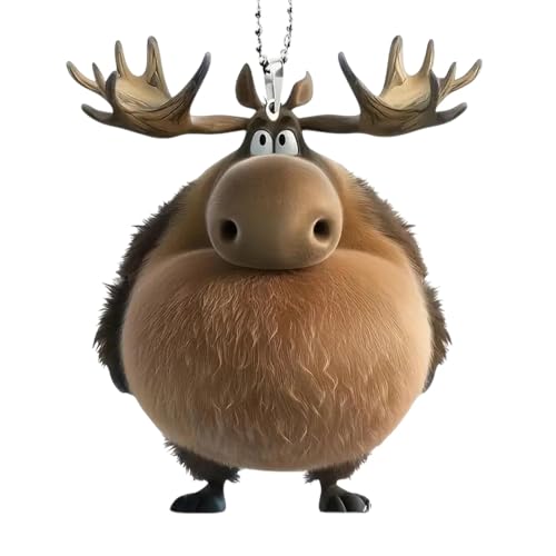 Weihnachtselchanhänger, Elch-Christbaumschmuck - Ornament zum...
