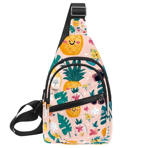 Sac à bandoulière femme dessin animé Hello Summer parfait pour vos balades estivales et la plage