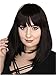 Produktbild Prettyland SCHWARZ Mittellange glatte Matte Natürliche Statikfreie Perücke Bob Pony Wig C969