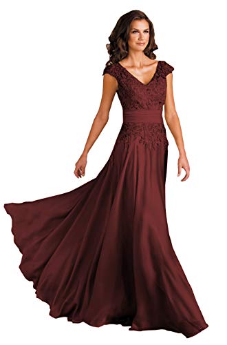 burgundy dress size 16