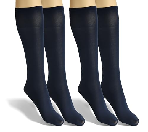 Sesto Senso Calcetines Largos Microfibra Para Mujer 2 Pares 40 DEN 2x1 pack Marine Azul