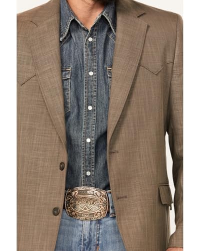 Circle S Walnut Textured Mens Sports Coat/Suit Coat CC4634-06 (CC4634-06, US, Numeric, 48, Regular, Tall)3