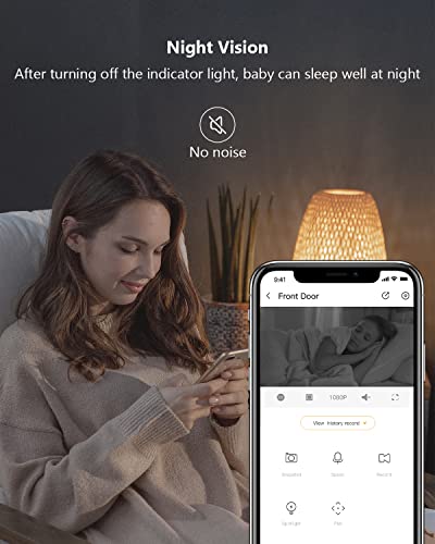 Security Camera Indoor 2Mp And Outdoor 4Mp Kit For Home Security, Plug-In Wifi Camera (2.4G Only) Surveillance Camera With Night Vision, 2-Way Audio, Human Detection, Smart Tracking #TOP7