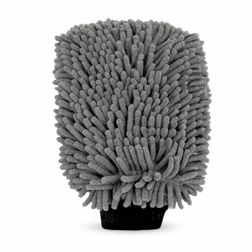 Mikrofiber Şönil Araç Yıkama Eldiveni, Ultra Yumuşak ve Yüksek Emicili