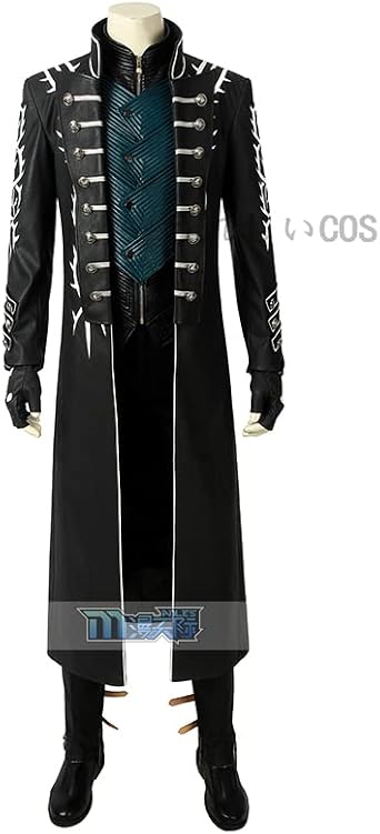 Devil May Cry 5 Vergil Devil Makeki 5 Devikra Virgil Devil Cosplay Costume Accessories, Wig, Shoes, Included