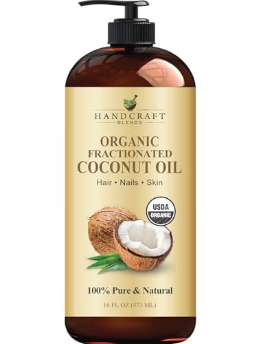 Handcraft Blends Organic Fractionated Coconut Oil - 16 Fl Oz