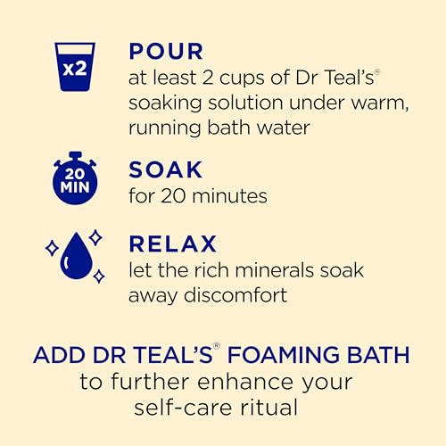 Dr Teal's Epsom Salt Soaking Solution, Chamomile, 48 Oz (Pack of 2) - image 4