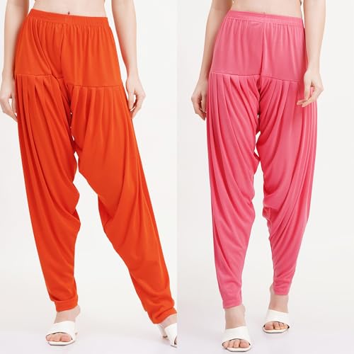 Image of Buy That Trendz Patiala Salwar for Women Relaxed Fit Viscose Patiyala Salwar Harem Bottom Pants