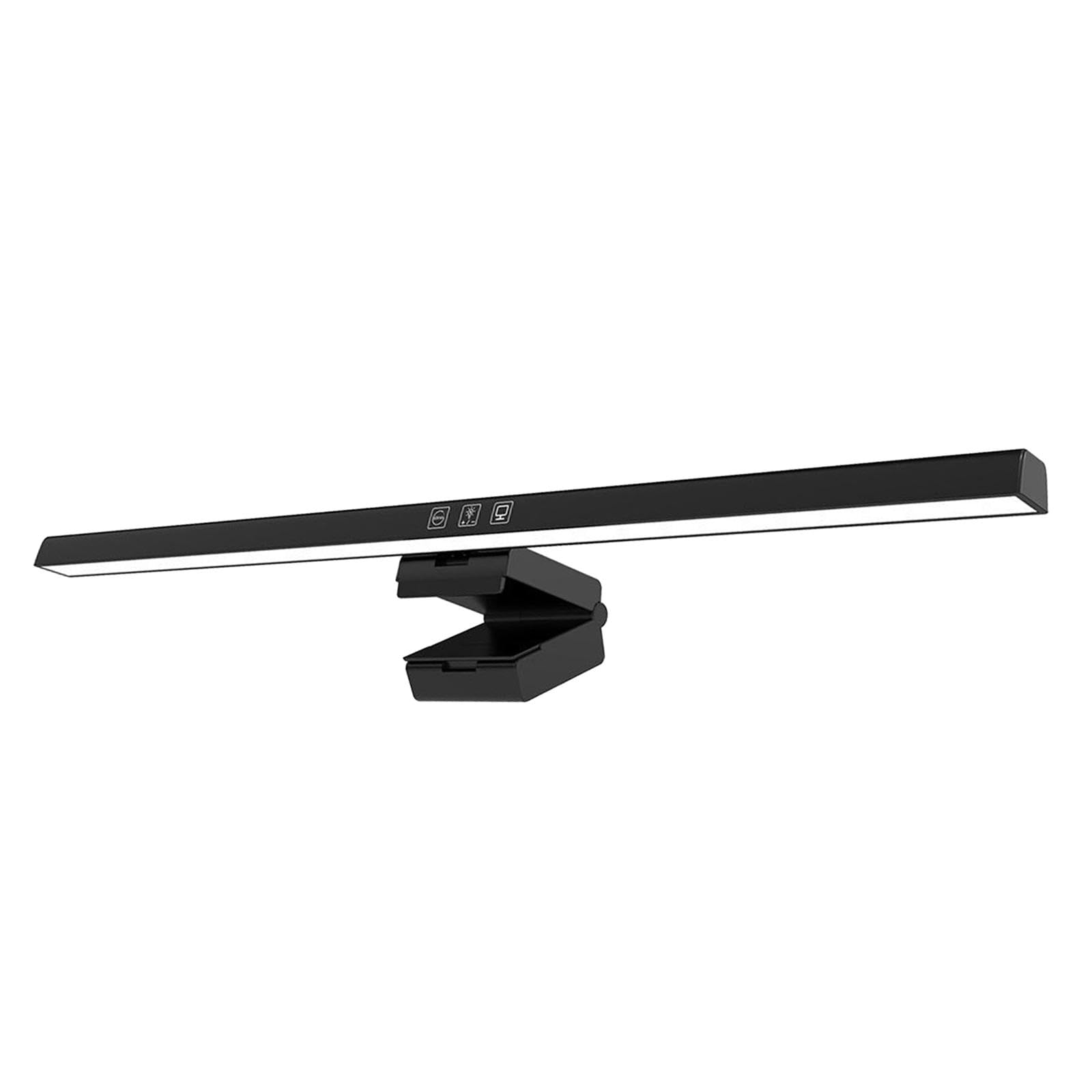 Lampe pour écran D'ordinateur, Barre Lumineuse, pour écran, Lampe de Bureau LED Réglable et à Intensité Variable, Lampe de Lecture pour, Noir