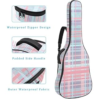 Housse de transport étanche pour guitare avec bandoulière réglable Vert marbre, Multicolore 05, 42.9×16.9×4.7 in… - Les Beatles, Paul McCartney, John Lennon, RIngo Starr, George Harrison Housse de transport étanche pour guitare avec bandoulière réglable Vert marbre, Multicolore 05, 42.9x16.9x4.7 in… – Image 4