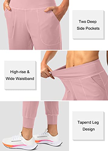 Image of Soothfeel Women's Joggers with Zipper Pockets High Waisted Athletic Workout Yoga Pants Joggers for Women