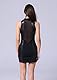 Boowhol Damen Kleider Nieten Sexy Damen Lackleder Bühnenkleidung，Die Brust Hohl Kleid Rock Splice ，Sexy Dessous Minikleid Anzug Enge Kleidung (L)
