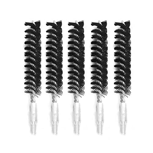 Motanar 10 Pcs Nylon Bristle Bore Gun Cleaning Brush for Rifle Pistol 8-32 5-16 Thread (9mm)