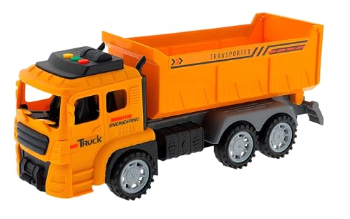 Camion malaxeur miniature avec cabine détaillée et friction active