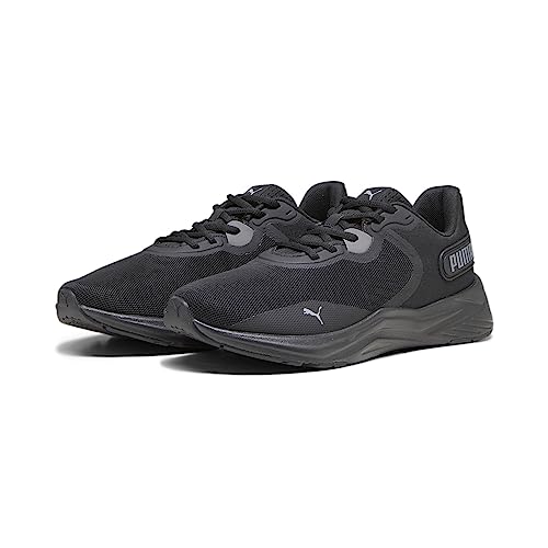 PUMA PUMA Unisex Training Road Running Shoe, Black Cool Dark Gray, 9.5 US Men