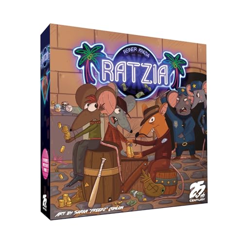 25th Century Games Ratzia – Auction & Gangster Card Game by Reiner Knizia Ages 12+ | 2–5 Players | 45 Min