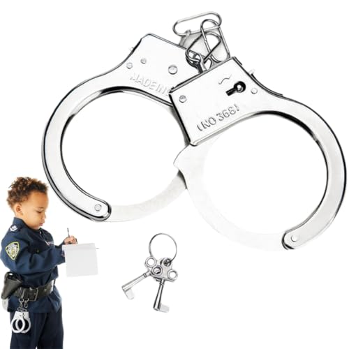 DWFEYOI 1 PCS Esposas De Metal Con Llave Para Disfraces,esposas