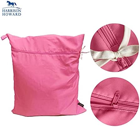 Harrison Howard Washing Bag Wash Dog Horse Hair Laundry Rug Sheet Boots-Pastel Pink