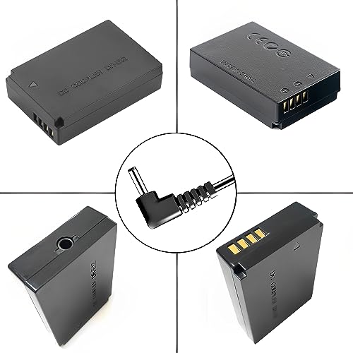 Image of ACK-E12 Power Supply Adapter Kit, Compatible with Canon EOS Digital Cameras | LP-E12 DR-E12 DC Coupler Charger Kit Dummy Battery, Compatible with EOS M50 Mark II M100 M200 M M2 M10 Kiss M /M2 Camera