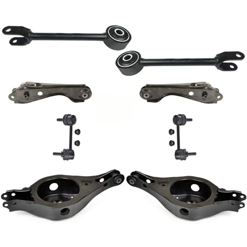 PBZPBZX Control Arm Kit Suspension Assembly Rear Left Driver Right Passenger Upper Lower Side Mild Steel All for Nissan for Murano 3.5L 2009-2014 2700-321544 CMS301011