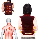 Back Support Tourmaline Self-Heating Magnetic Therapy Vest Healthcare Protection Shoulder Waist Warm