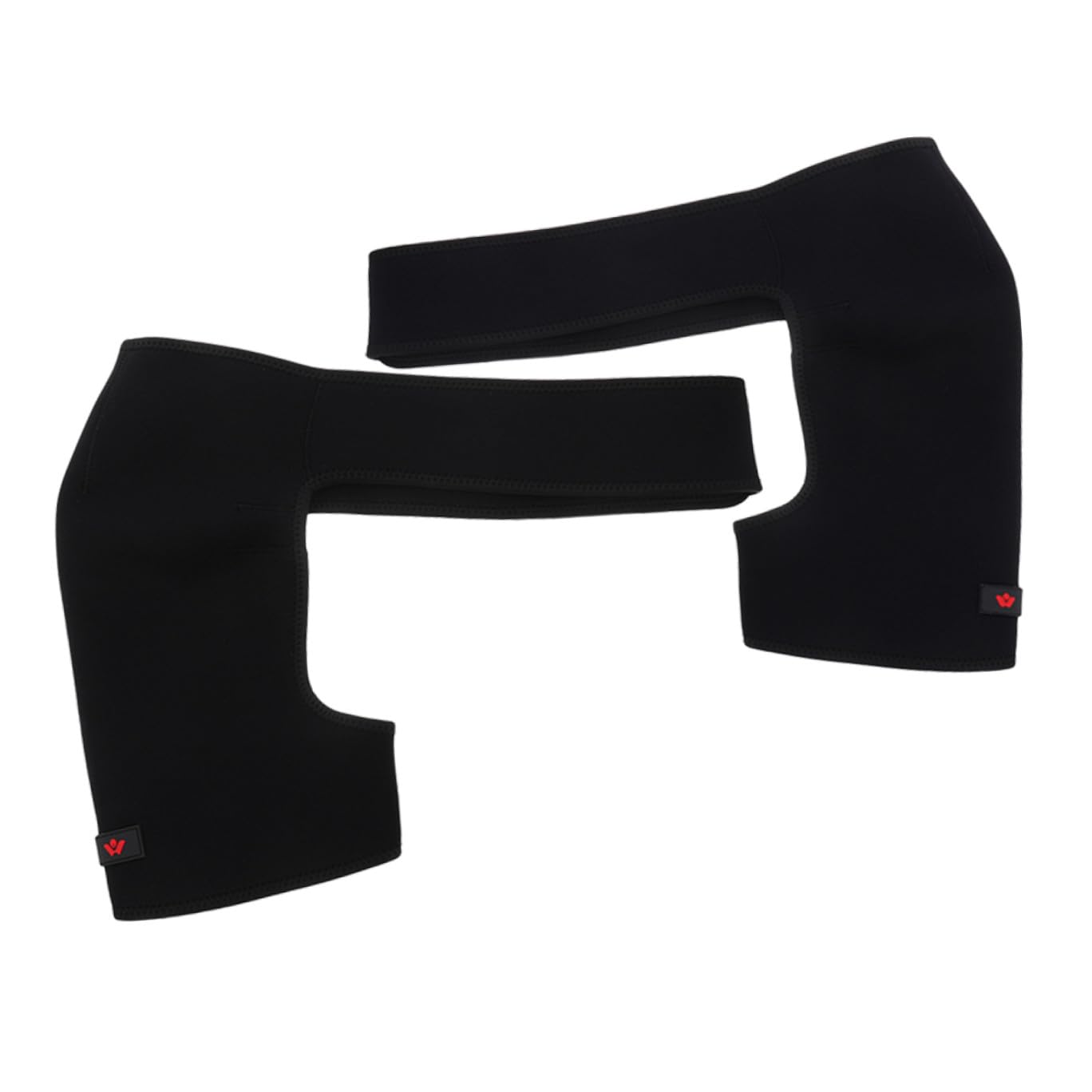 2Pcs Adjustable Shoulder Support Brace for Fitness Sports Breathable Relief Shoulder Strap Comfortable Fit for Basketball Volleyball Cycling Weightlifting Yoga Black Xl Right Left