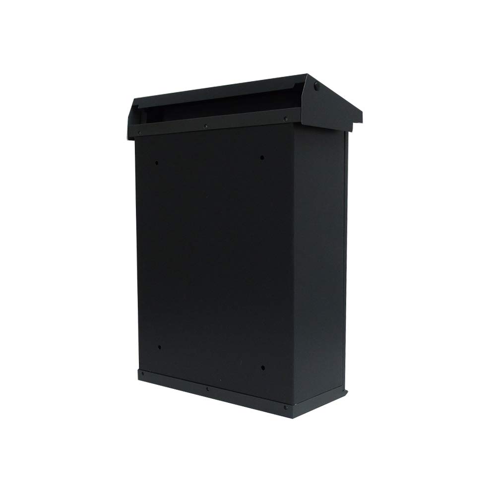 Cassetta Postale Da Esterno ALL TETTO AP ROSSA SILMEC - Alluminio, Tetto Apribile, Dimensioni 25x8.5x37.5 Cm