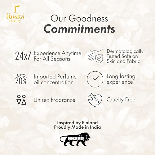 Ruska Luxury Oakwood Unisex Perfume, 100ml | Eau De Parfum with 20% Fragrance...