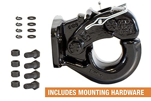 Buyers Products 10040 15 Ton Pintle Hook with Mounting Kit – Heavy Duty Pintle Hitch, Drop‑Forged Steel, Black Powder Coated, 30,000 lbs Towing Capacity, 6,000 lbs MVL, Bolt‑On Pintle Hook Hitch by Buyers Products Company - Image 7