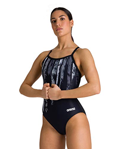 Image of Arena Women's Standard Country Flags Light Drop Back MaxLife One Piece Swimsuit