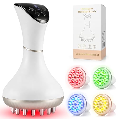 Huxerol Sciatica Pain Relief Devices – Deep Tissue Massager with Multi-Mode Technology, Heat &...