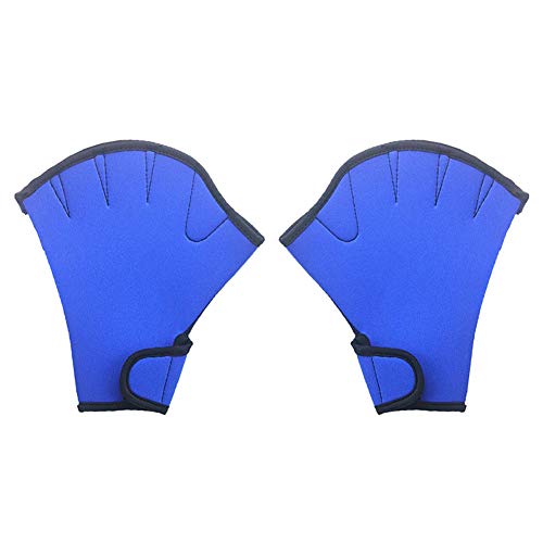 Mnrkaoic Handschuhe für den Oberkörperwiderstand, Schwimmhandschuhe mit Trageschlaufe, gut nähen, kein Ausbleichen, Größen für Männer Frauen Erwachsene Kinder (M) Cover