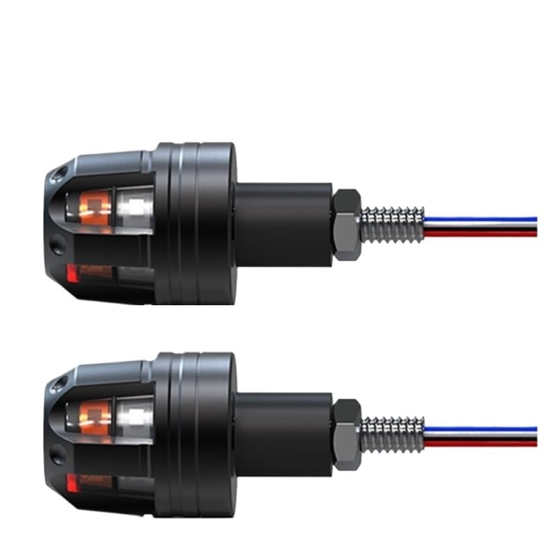 Clignotants pour guidon de moto 12V en alliage d'aluminium pour scooter