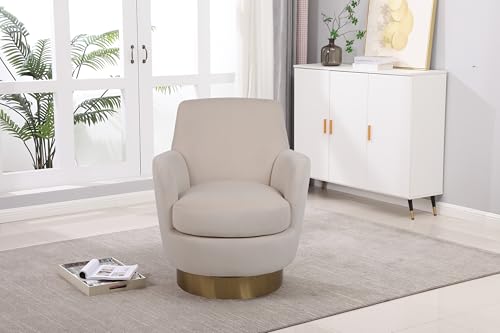 Sillón Barrel Plegable Beige miniatura 3