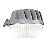 All-Pro LED Area Light, 200-watt Equivalent, 3100 Lumens, Integrated Photo Cell, Gray