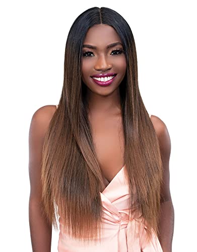 Janet Collection Essentials HD Lace Front Wig - EUNICE (BUTLER SCOTCH)