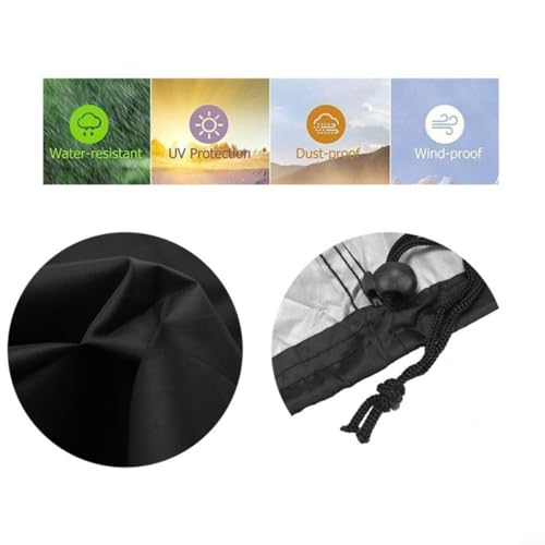 Funda impermeable para mesa de billar de 7 pies protector de exterior con hebillas 8