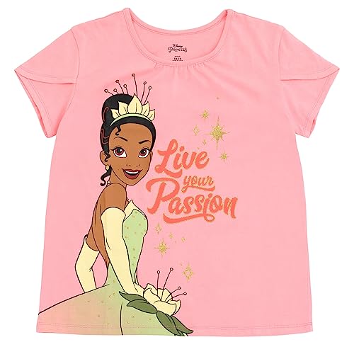 Image of Disney Princess Girls' T-Shirt and Tutu Skirt Set with Scrunchie Toddler to Big Kid
